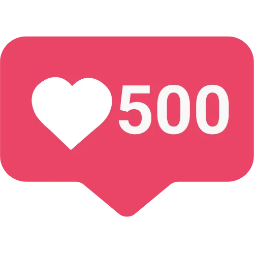 500 Curtidas